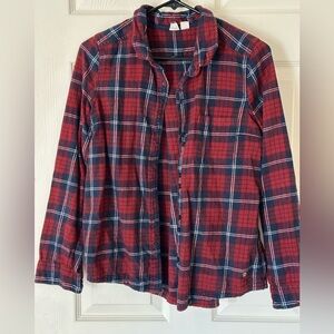 Roxy Red and Blue Checkered Women’s Shirt
